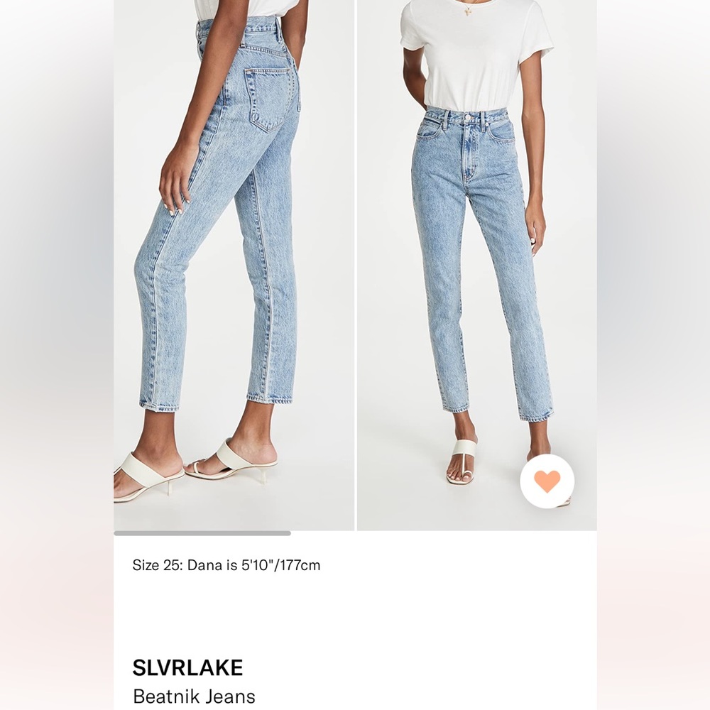 Slvrlake beatnik jeans in daydream